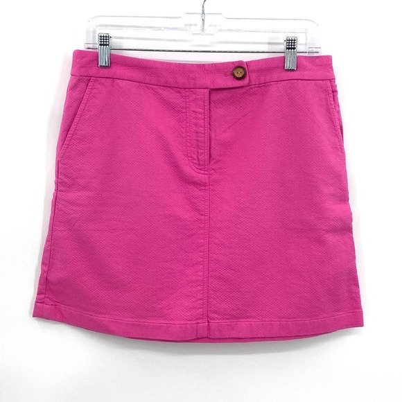 ANTHROPOLOGIE Vanessa Virginia Pink A-Line Mini Skirt Size 6 - Picture 1 of 5